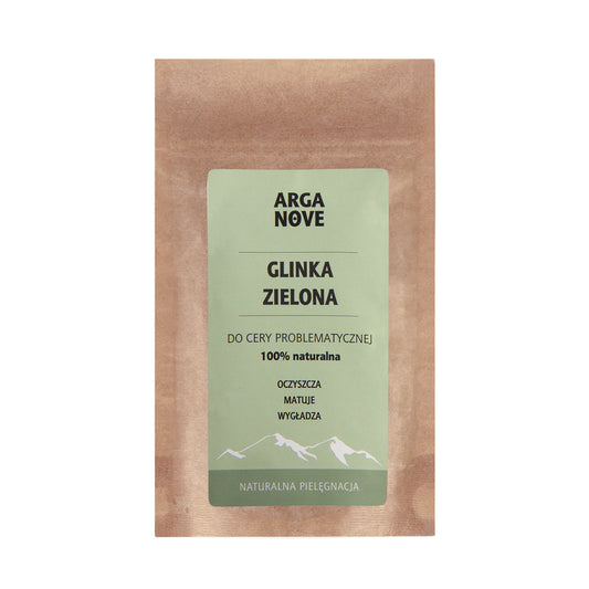 Glinka zielona - organiczna maseczka do twarzy