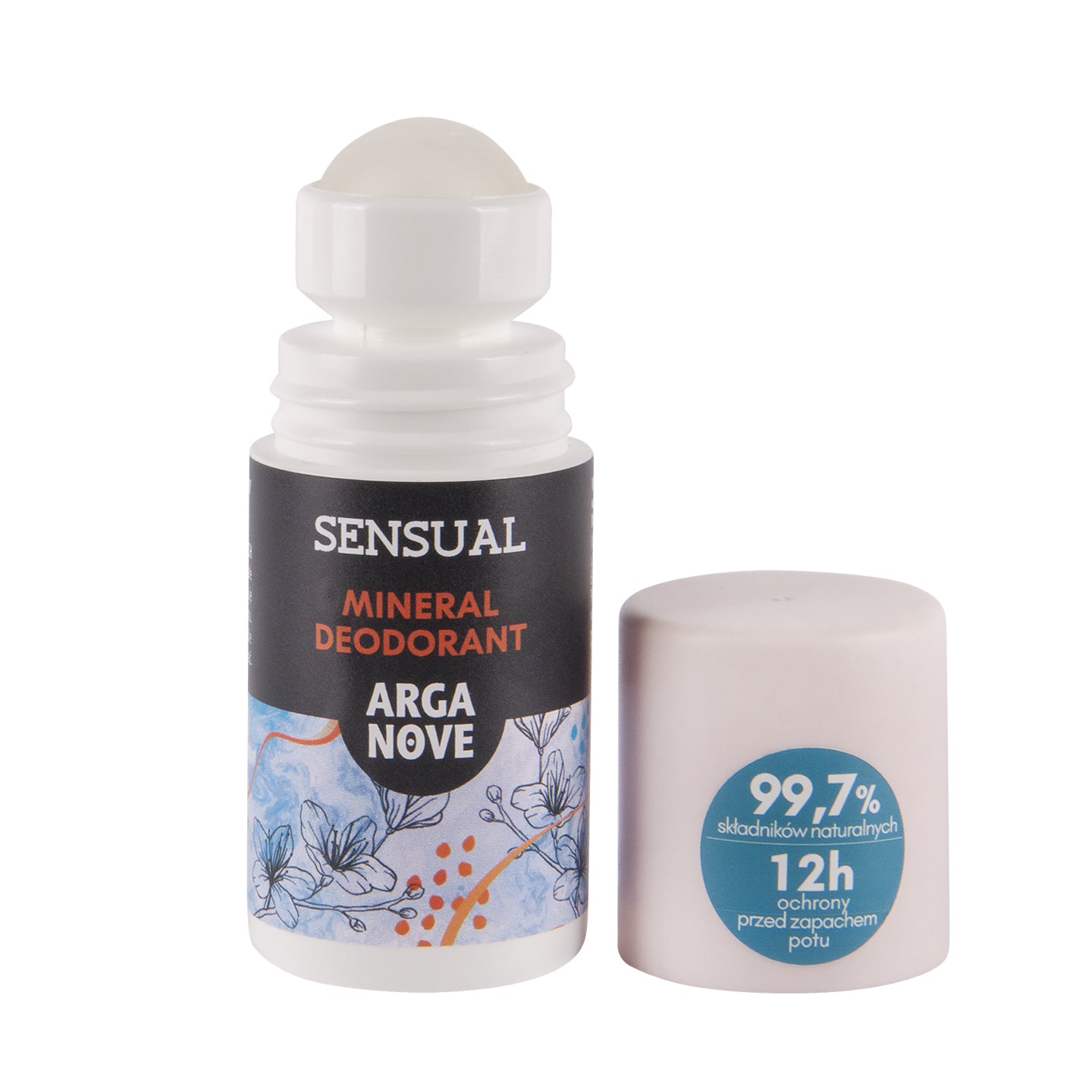 Dezodorant mineralny ałunowy sensualny roll-on