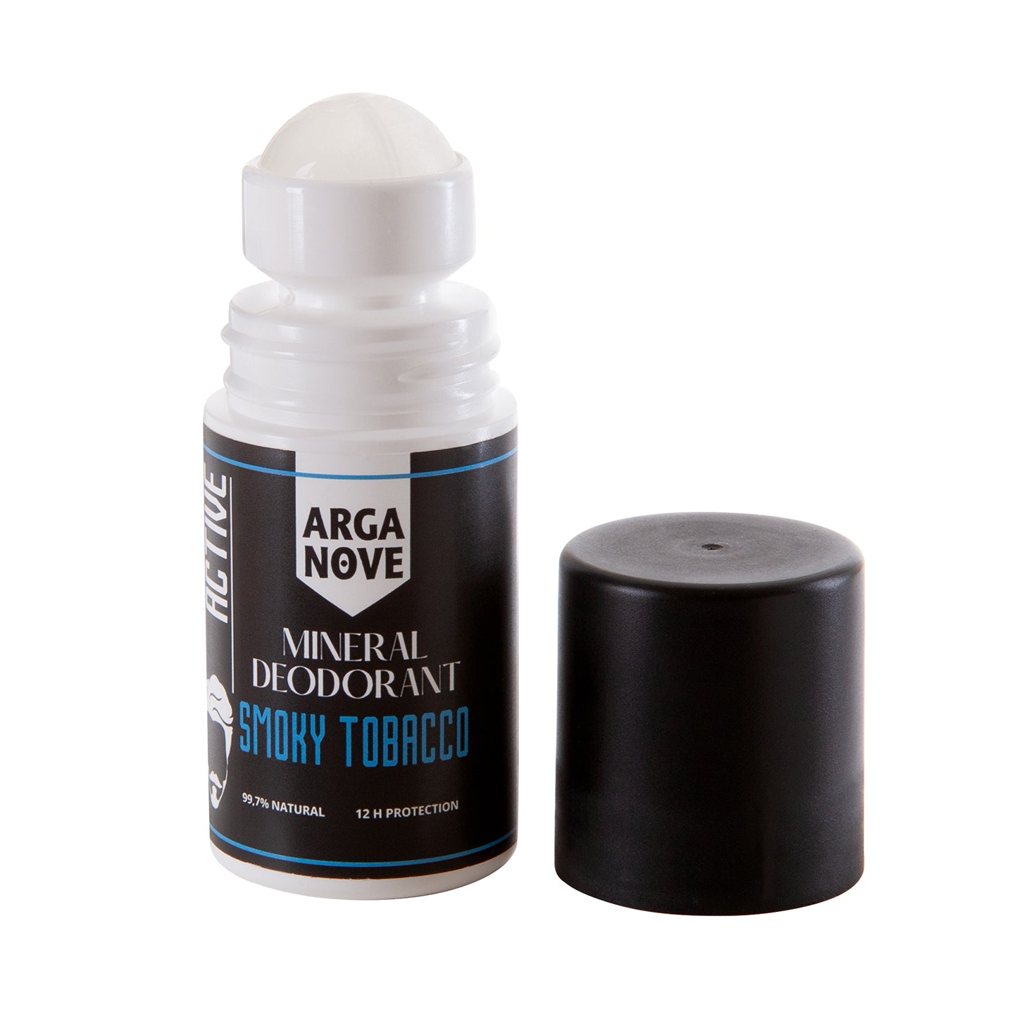 Dezodorant mineralny ałunowy Smoky Tobacco roll-on