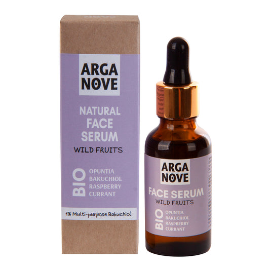 Liftingujące serum do twarzy dzikie owoce z bakuchiolem