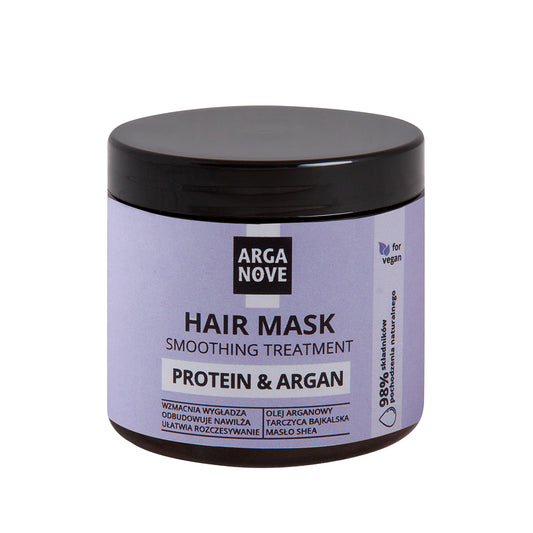 Naturalna maska do włosów proteinowa z olejem arganowym