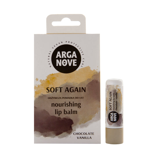 Naturalna pomadka odżywcza do ust wanilia czekolada