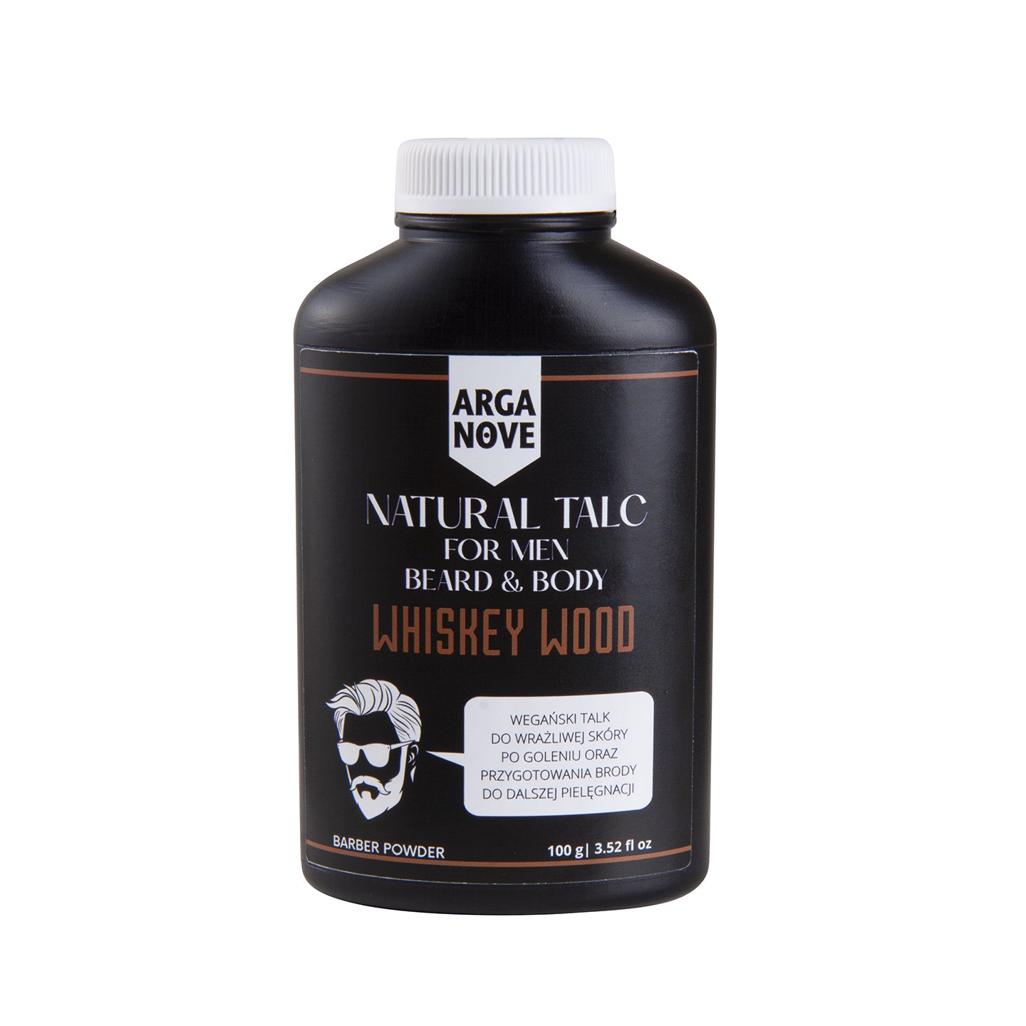 Naturalny talk do ciała dla mężczyzn Whiskey Wood