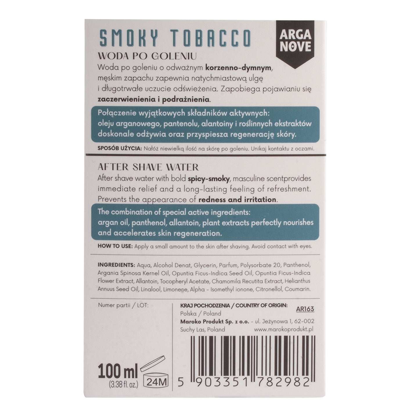 Woda po goleniu Smoky Tobacco