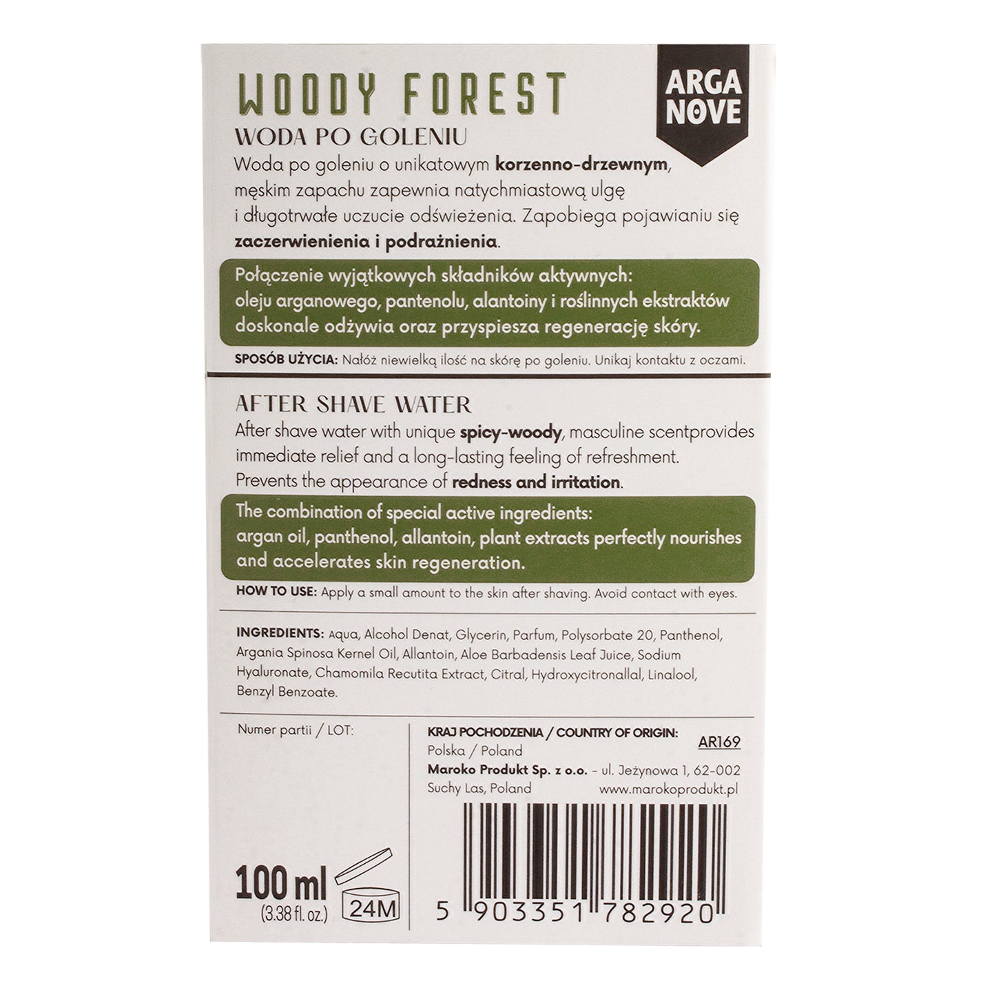 Woda po goleniu Woody Forest