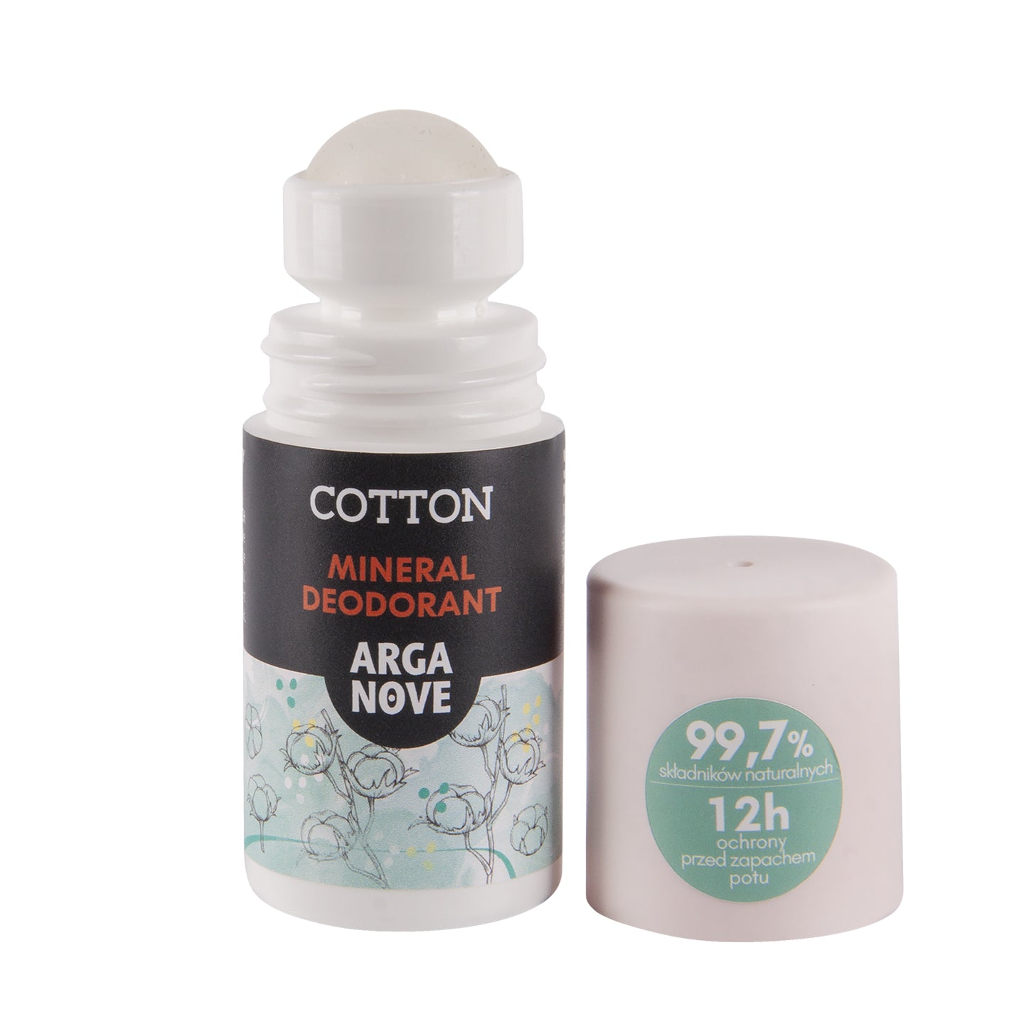 Dezodorant mineralny ałunowy cotton roll-on