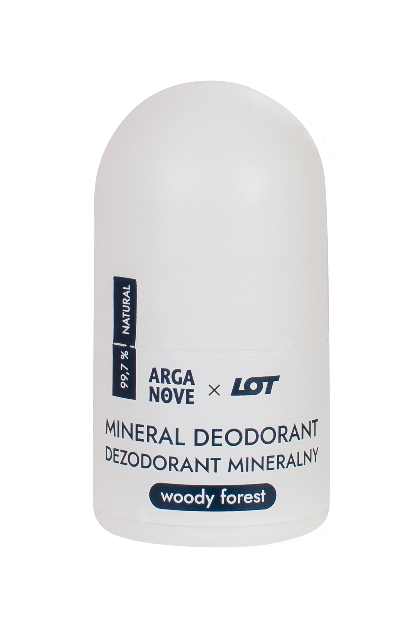 ARGANOVE x LOT | Naturalny dezodorant mineralny Woody Forest 30 ml