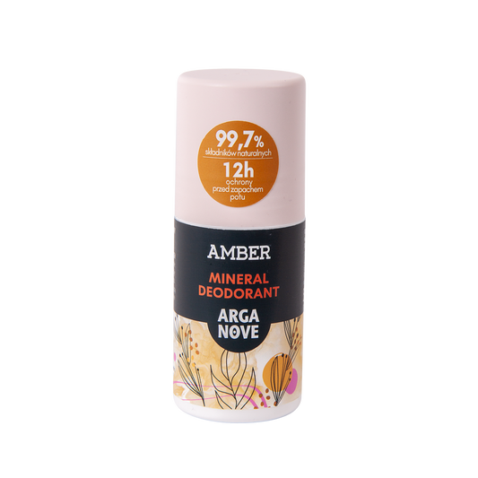 Dezodorant mineralny ałunowy amber roll-on