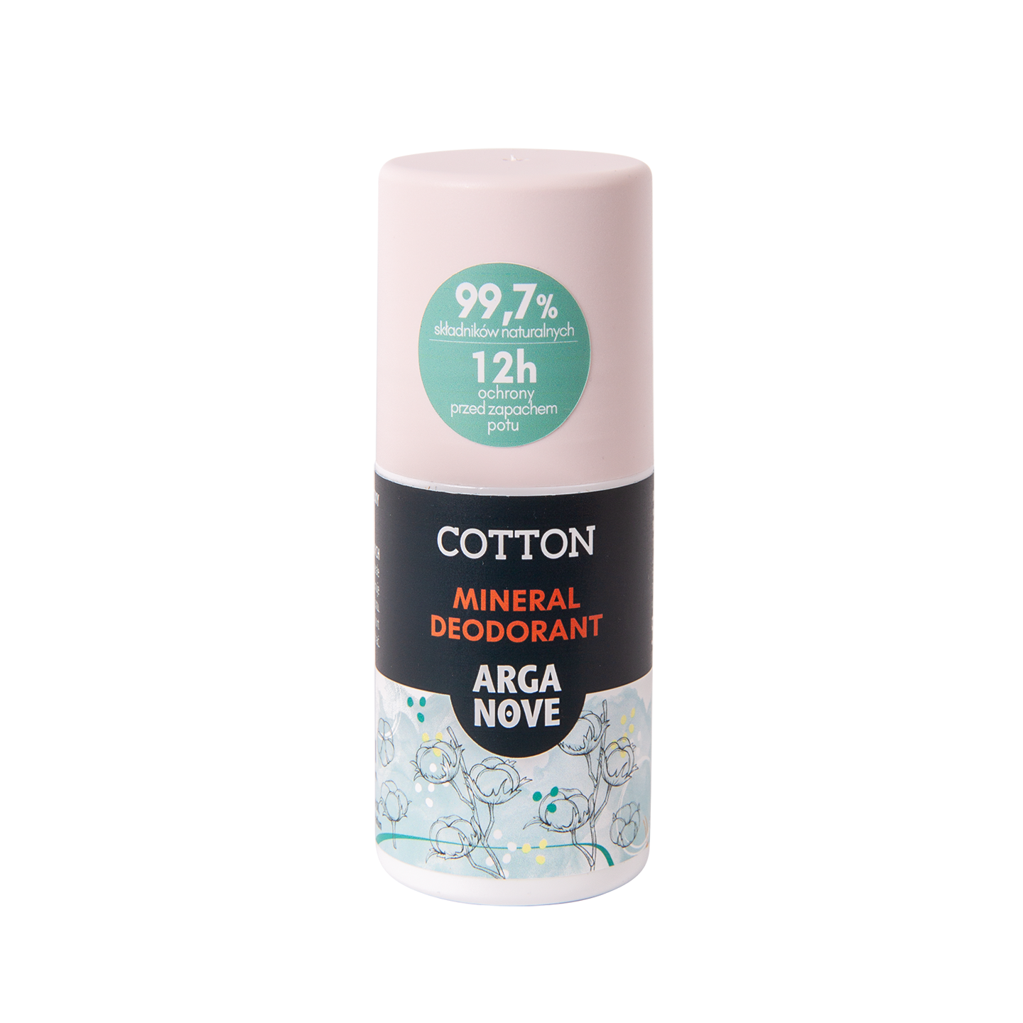 Dezodorant mineralny ałunowy cotton roll-on