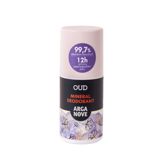 Dezodorant mineralny ałunowy oud roll-on