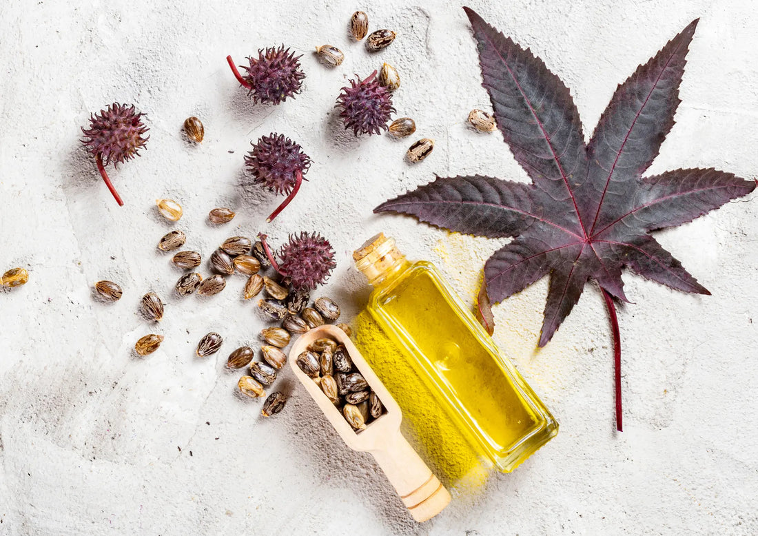 Olejowanie pępka olejem rycynowym