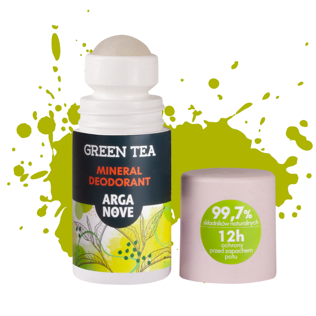 Dezodorant ałunowy w kulce zielona herbata