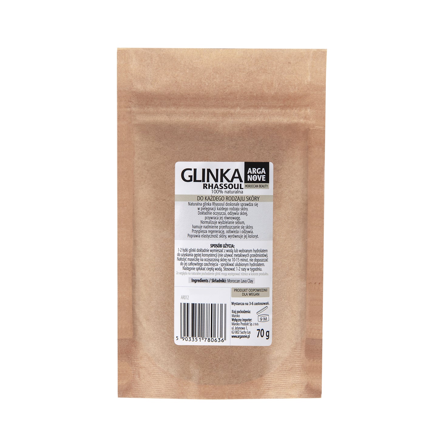 Glinka Rhassoul – marokańska