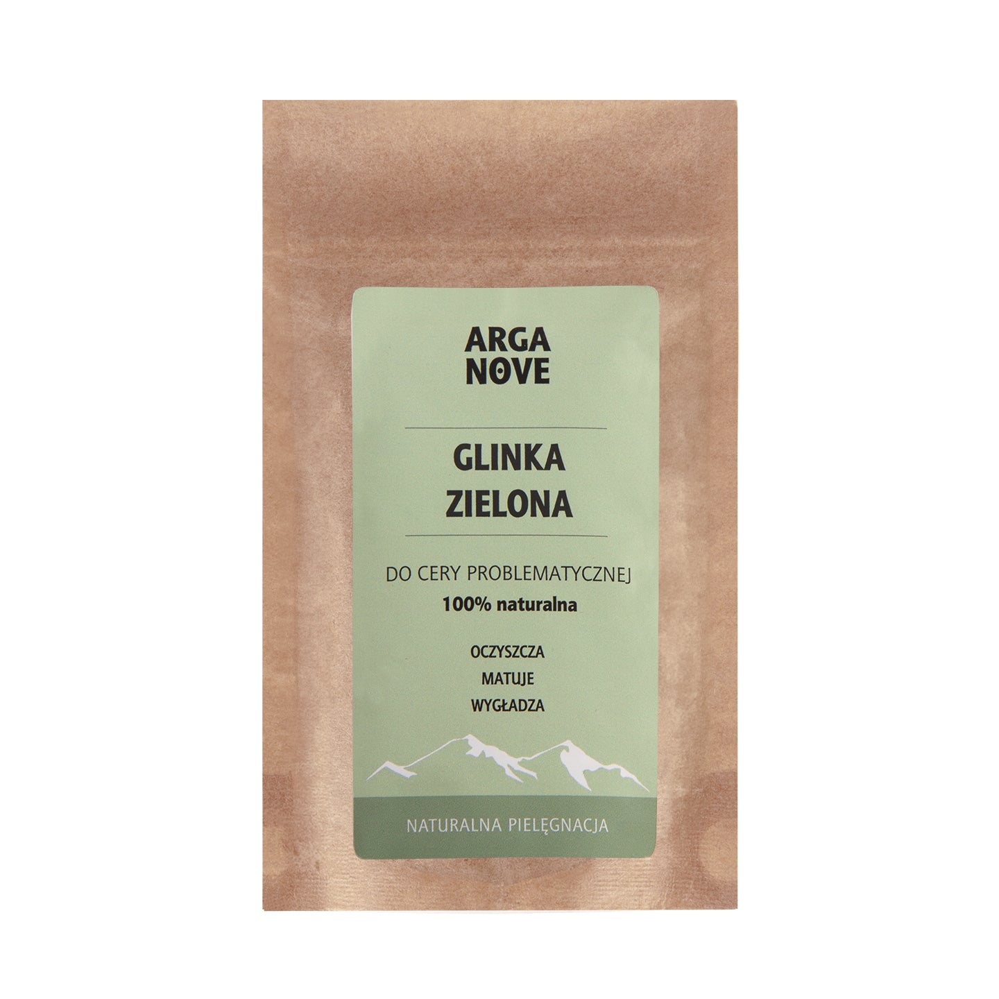 Glinka zielona - organiczna maseczka do twarzy