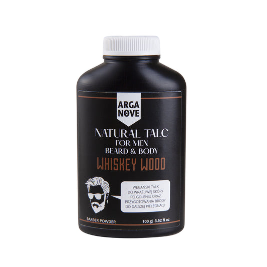 Naturalny talk do ciała dla mężczyzn Whiskey Wood
