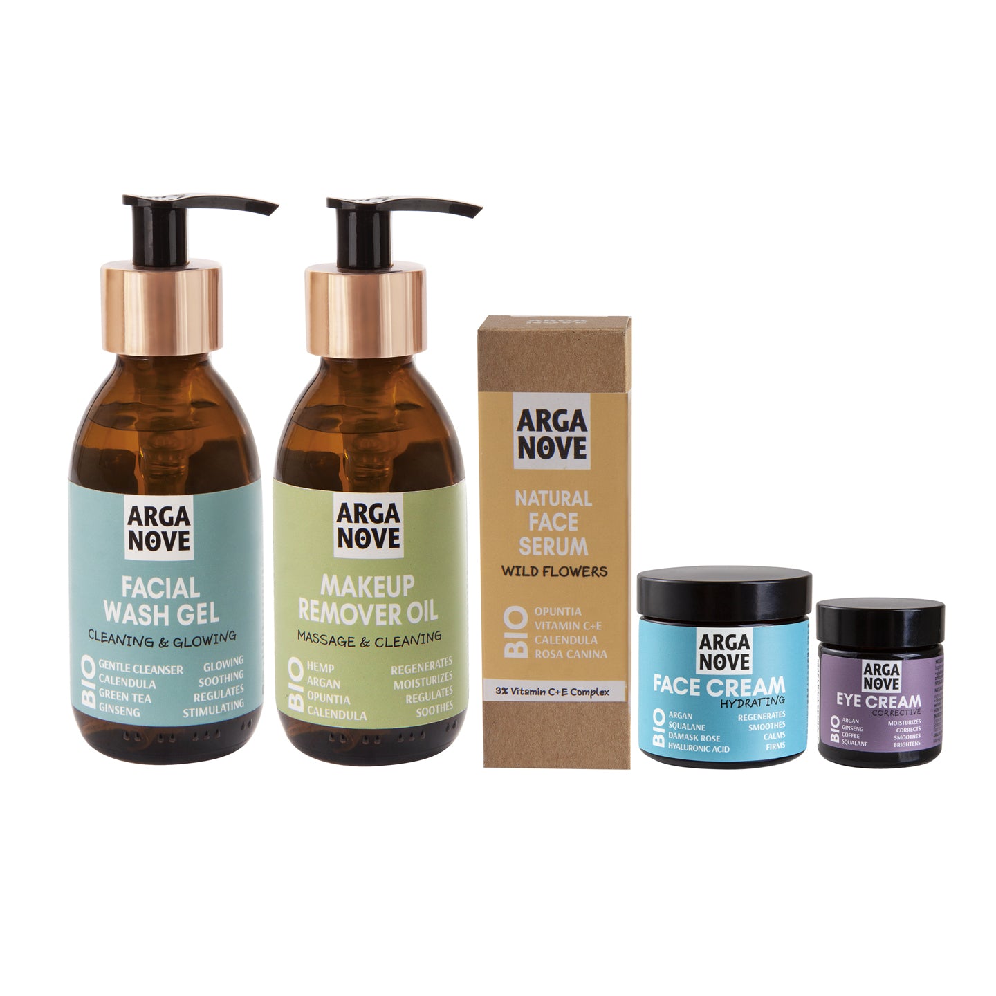 Zestaw kosmetyków ochronnych bio z Witaminą C do twarzy