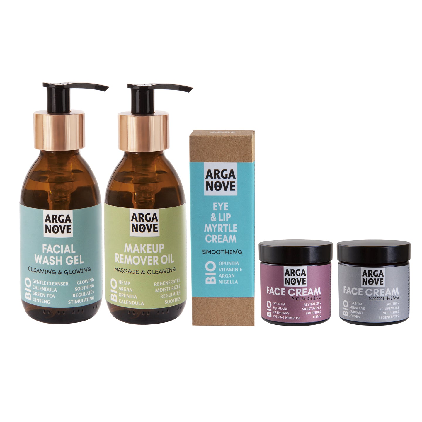 Zestaw kosmetyków odżywczych bio z opuncją figową do każdego typu cery