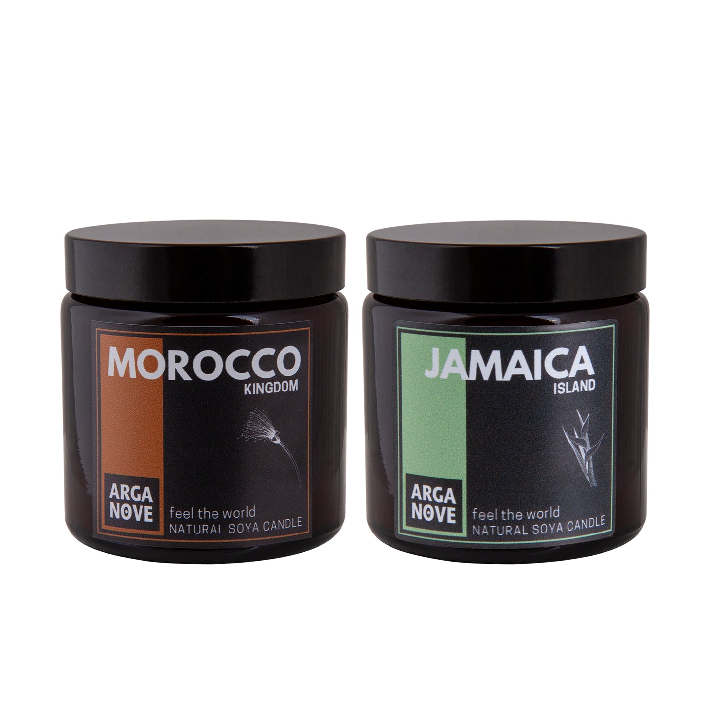 Relaksujący zestaw naturalnych świec sojowych dla domu