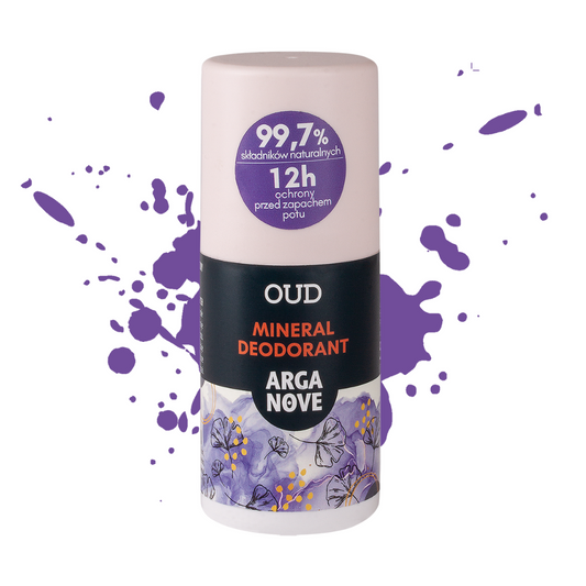 Dezodorant mineralny ałunowy oud roll-on